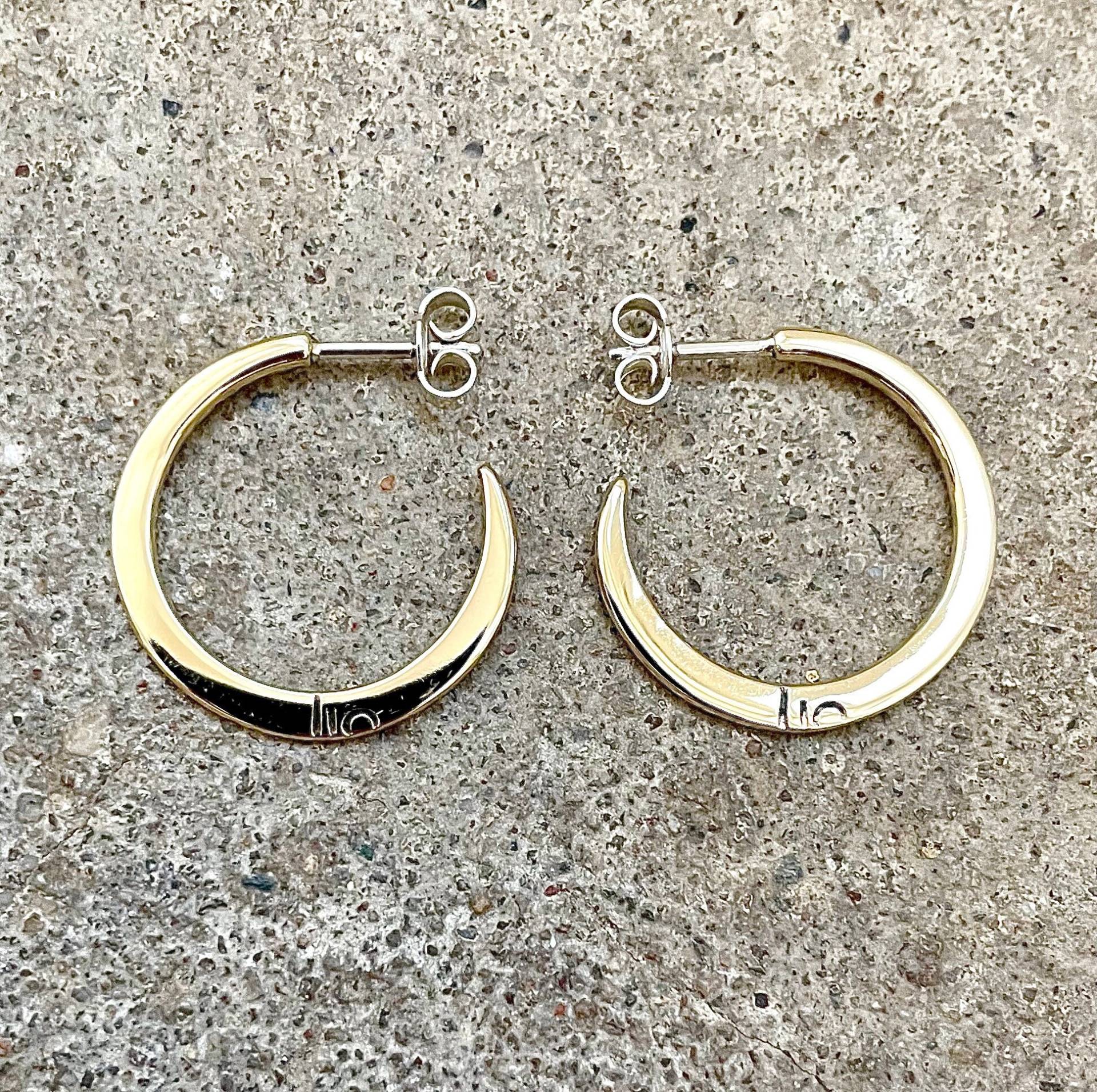 Shiva Moon Earrings/Mini Hoops Creole Shiva Moon Earrings/Mini Hoops Creole von lioWorks