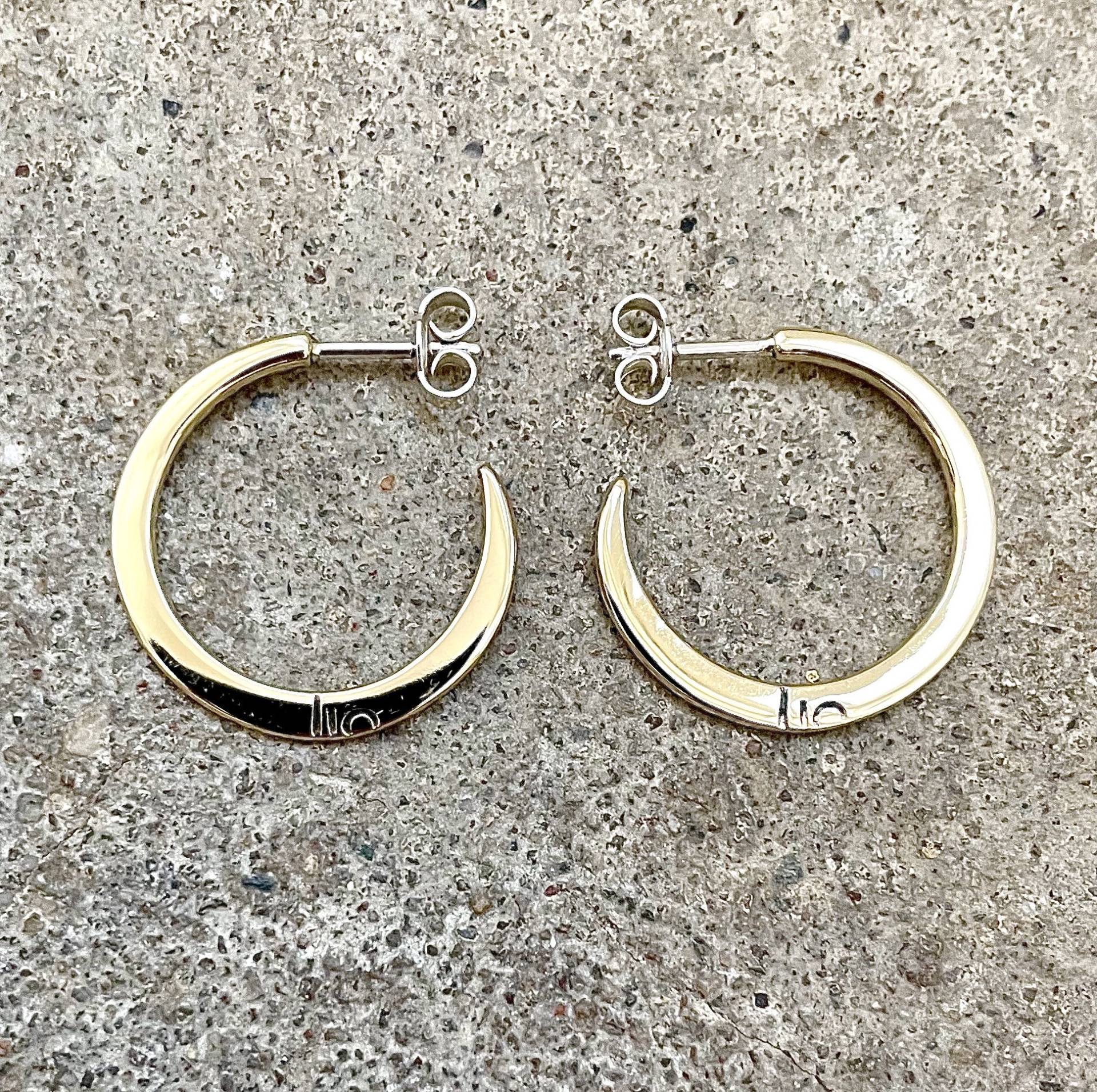 Shiva Moon Hoops // Earrings Shiva Moon Hoops // Earrings von lioWorks
