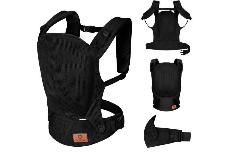 lionelo Babytrage MARGAREET AIR (Set, Babytrage mit Zubehör), 3 Positionen/Panelverstellung/Mesh/leicht/ab 4M/20kg von lionelo