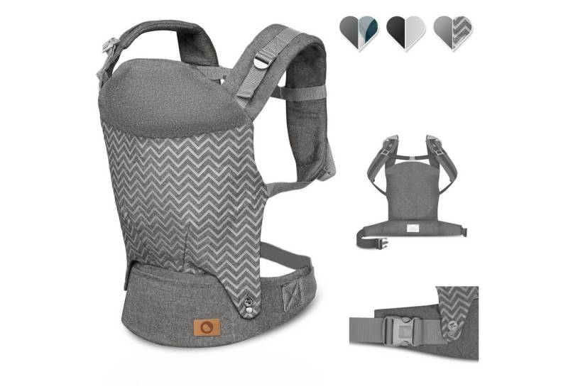 lionelo Babytrage Margareet (TOP), TÜV 3 Tragpositionen  ab 4 Monaten  MAX 20 KG von lionelo