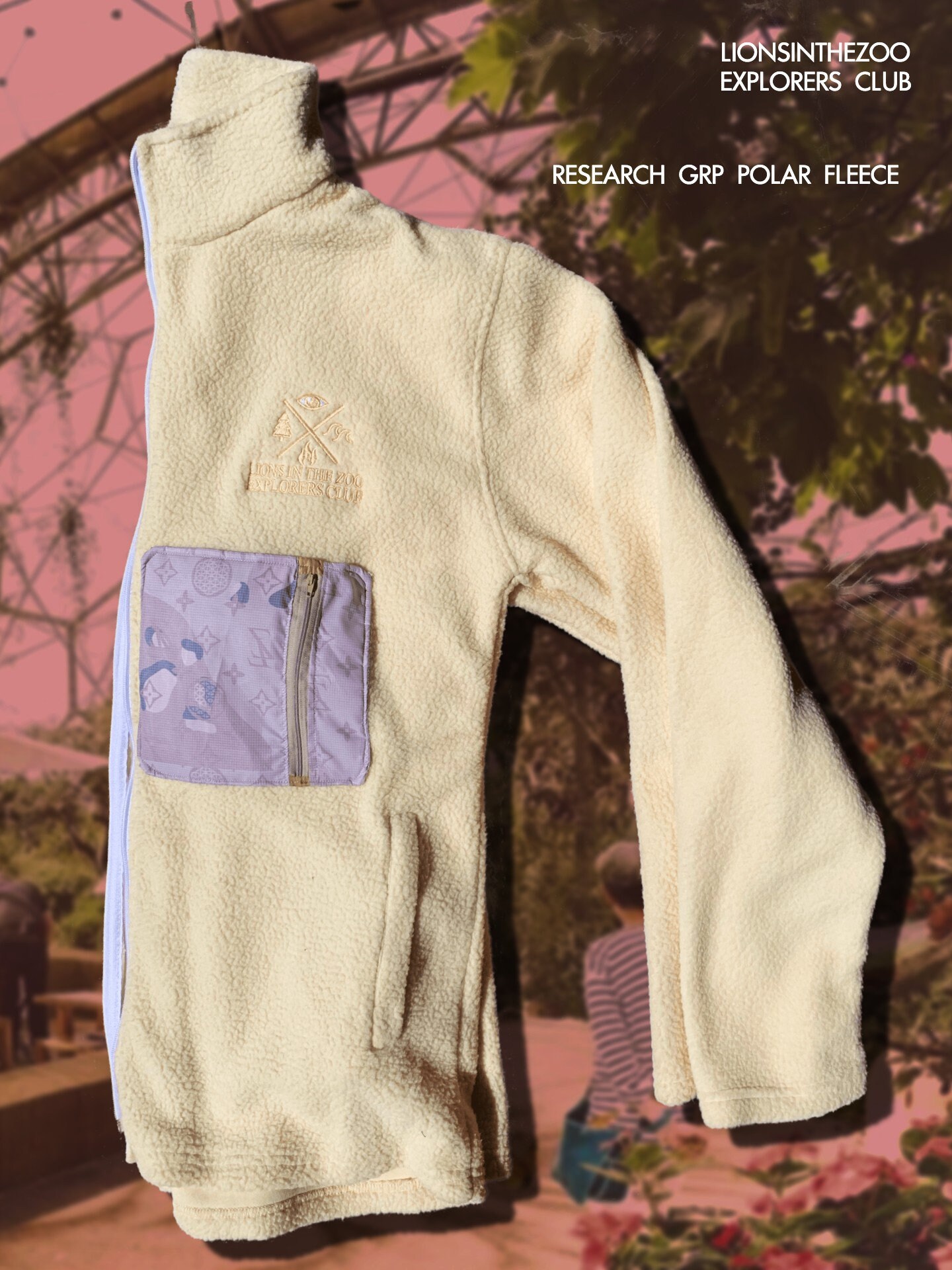 Polar Fleece Jacke Herrengröße von lionsinthezoo
