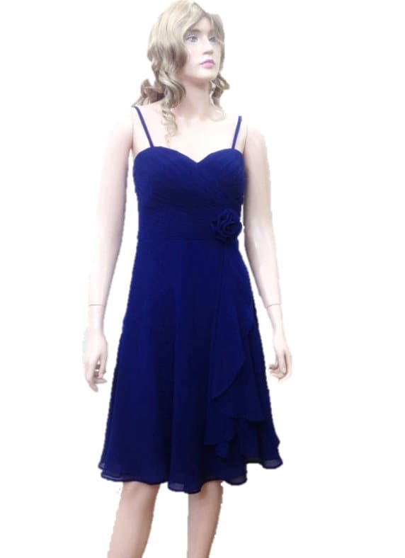Blaue Brautjungfer Kleid. Abendkleid Blaue Brautjungfer Kleid. Abendkleid von lisaclothing