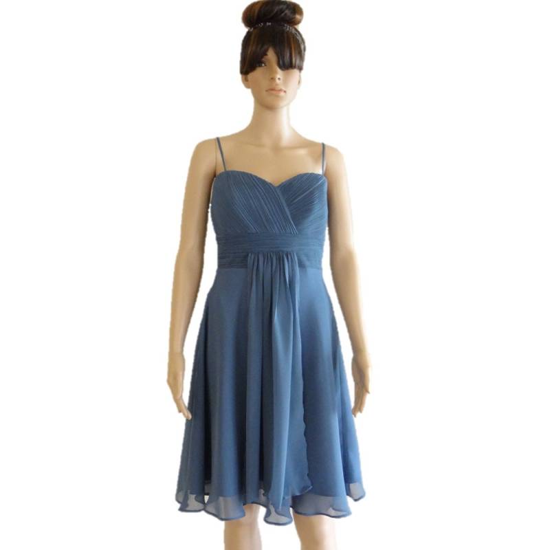 Bluish Grau Brautjungfer Kleid von lisaclothing