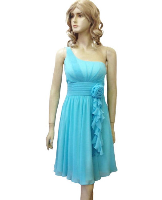 Brautjungfer Dress.one Schulter Kleid von lisaclothing