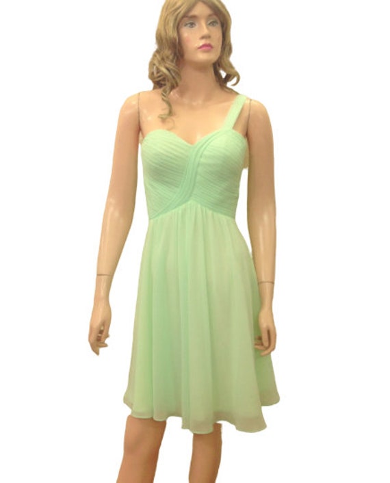 Brautjungfer Kleid. Leichte Mint von lisaclothing