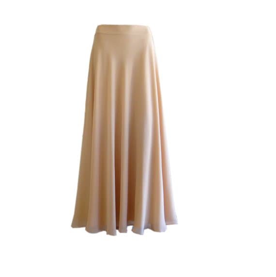 Brautjungfernrock. Tan Maxi Rock von lisaclothing