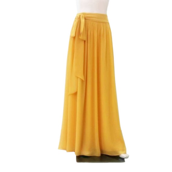 Cooper Maxi Rock. Brautjungfernrock. Langer Abendrock. Chiffon Bodenlänge von lisaclothing