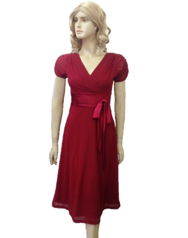 Kleid Mit Ärmeln. Brautjungfernkleid von lisaclothing