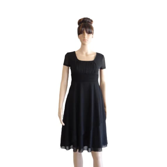 Kleid Mit Ärmeln. Schwarzes Kleid. Brautjungfernkleid von lisaclothing