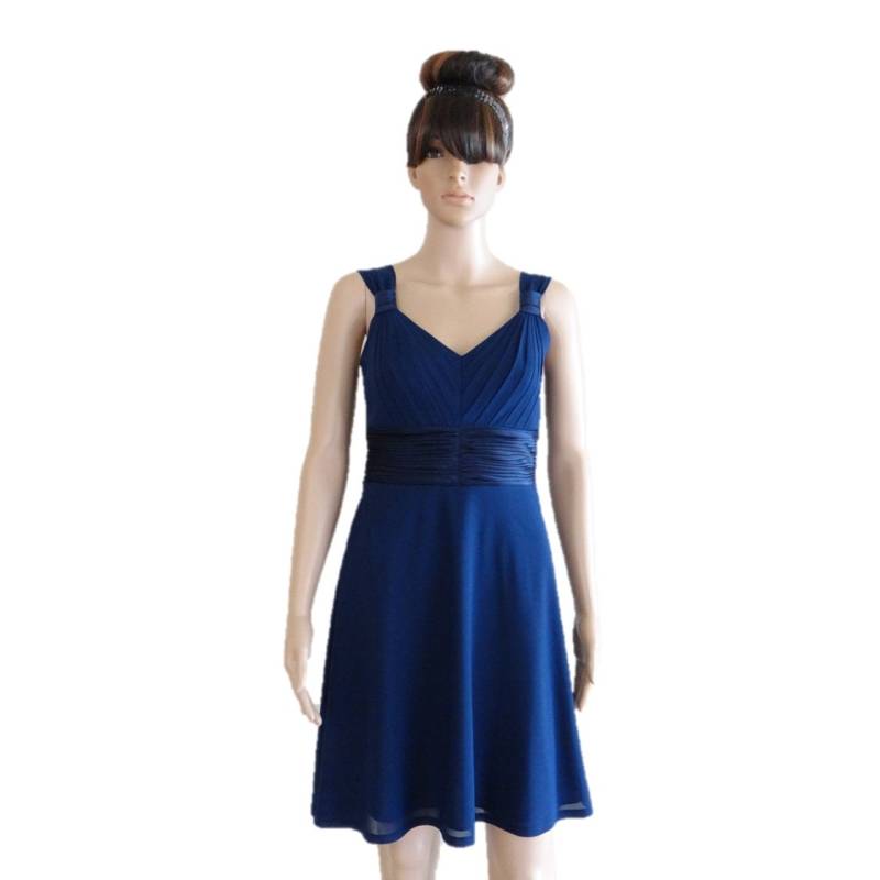 Marine Blau Brautjungfer Kleid. Abendkleid Marine Blau Brautjungfer Kleid. Abendkleid von lisaclothing