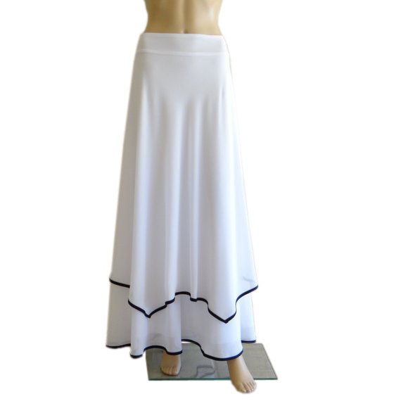 Maxirock. Langer Rock. Weißer Rock von lisaclothing