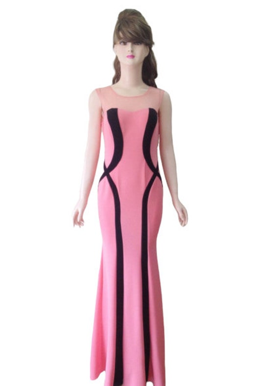 Prom Kleid. Maxi-Kleid. Brautjungfer Chiffon Boden Länge von lisaclothing