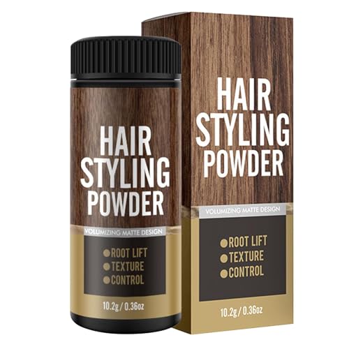 Lisutupode Texturpuder Für Männer, Haarstyling, Haarpuder Für Männer, Mattes Haarstyling Puder, Natürliches Haarpuder Für Dünner Werdendes Haar, Bio Textur Puder Für Männerhaarko von lisutupode