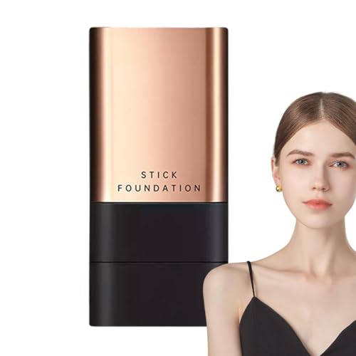 Lisutupode Natürliches Foundation Stick Radiergummi, Multifunktionaler Foundation Stick, Face Foundation Stick Für Reife Haut, Radiergummi Foundation Stick, Leichter Foundation Stick Mit Pinsel von lisutupode