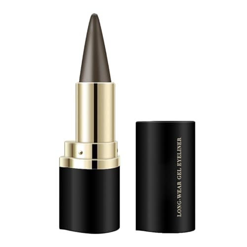 Lisutupode Wasserfester Gel Eyeliner, Schnell Trocknender Wischfester Eyeliner Stift Gel,Langanhaltend Pigmentiert Lidschatten,Bester Wasserfester Eyeliner,wischfester Eyeliner Zum Schwimmen,2.6x7.6cm von lisutupode