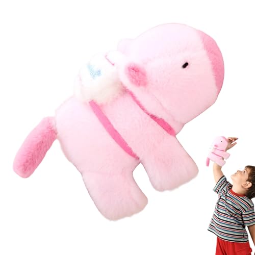 lisutupode Capybara Klapparmband,Kuscheltier Capybara Zum Umarmen Schnapparmbänder | Weiches Wickelarmband Für Mädchen Kinder Und Erwachsene Als Tragbares Kuscheltier-Accessoire von lisutupode