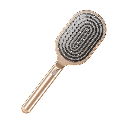 lisutupode Entwirrende Haarbürste, einziehbare Haarbürste - Haarbürste mit einziehbaren Borsten, die sich selbst reinigt,Selbstreinigender Massagekamm für Frauen und Mädchen, tragbare Haarbürste für von lisutupode