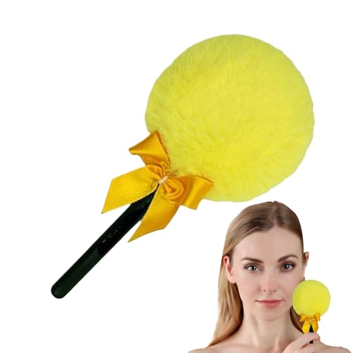 lisutupode Puderquaste | Reisepuder in Form eines Schnullers für Make-up, Puder-Applikator mit Griff aus Marshmallow, Make-up-Werkzeug für das Gesicht, für Frauen und von lisutupode