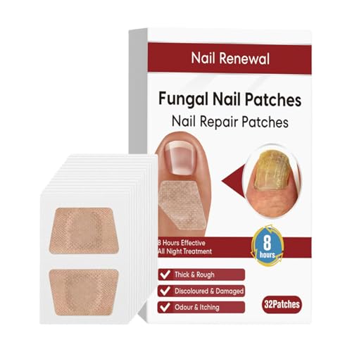 lisutupode Reparaturflicken für Nägel | 32 Stück Aufkleber für beschädigte Nägel | Reparierende Behandlung für beschädigte Nägel Männer und Frauen von lisutupode