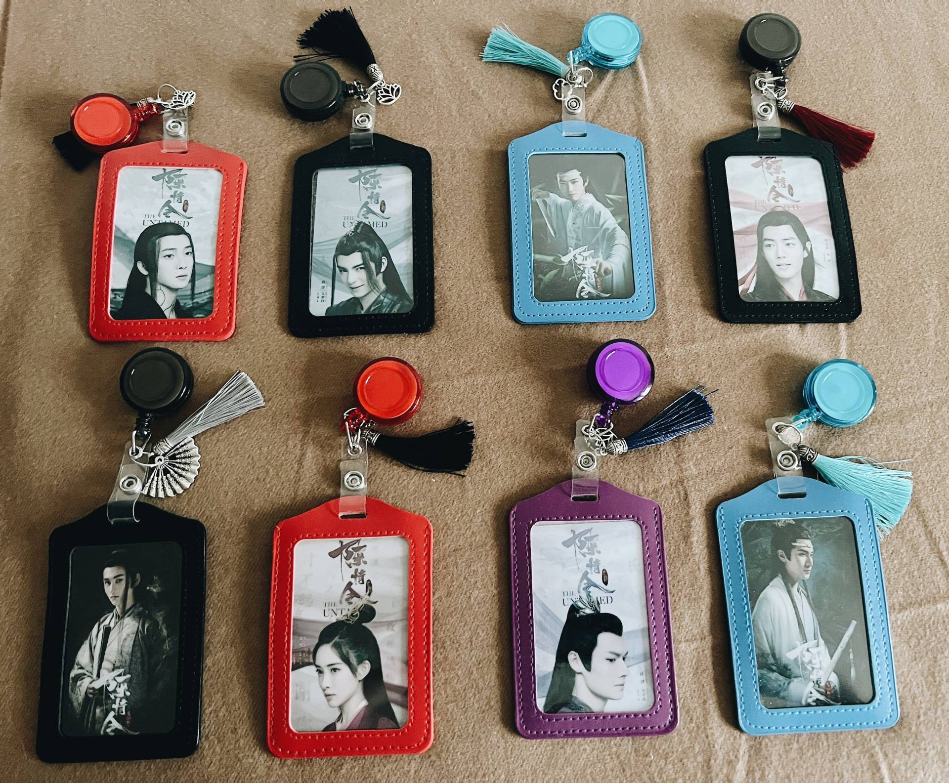 Der Ungezähmte Kartenhalter Mdzs Inspirierter Quastenanhänger von literarybeads