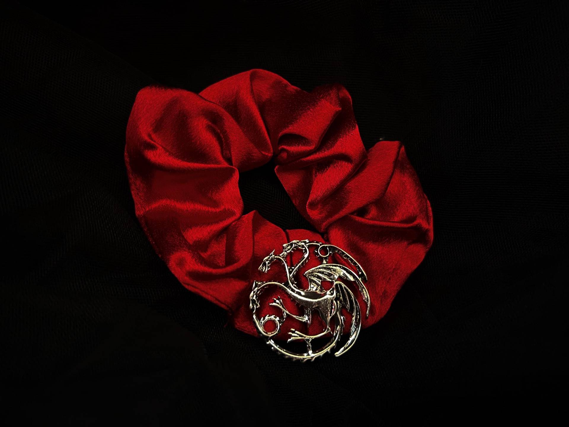 Rhaenyra - Tanz Mit Den Drachen Inspiriert Scrunchie Bücherwurm von literarybeads