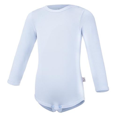 Little Angel Baby Kleinkinder Langarm Body für Jungen Mädchen Baumwolle Thermo-Body Bodysuit Outlast Blau von little angel by Dita