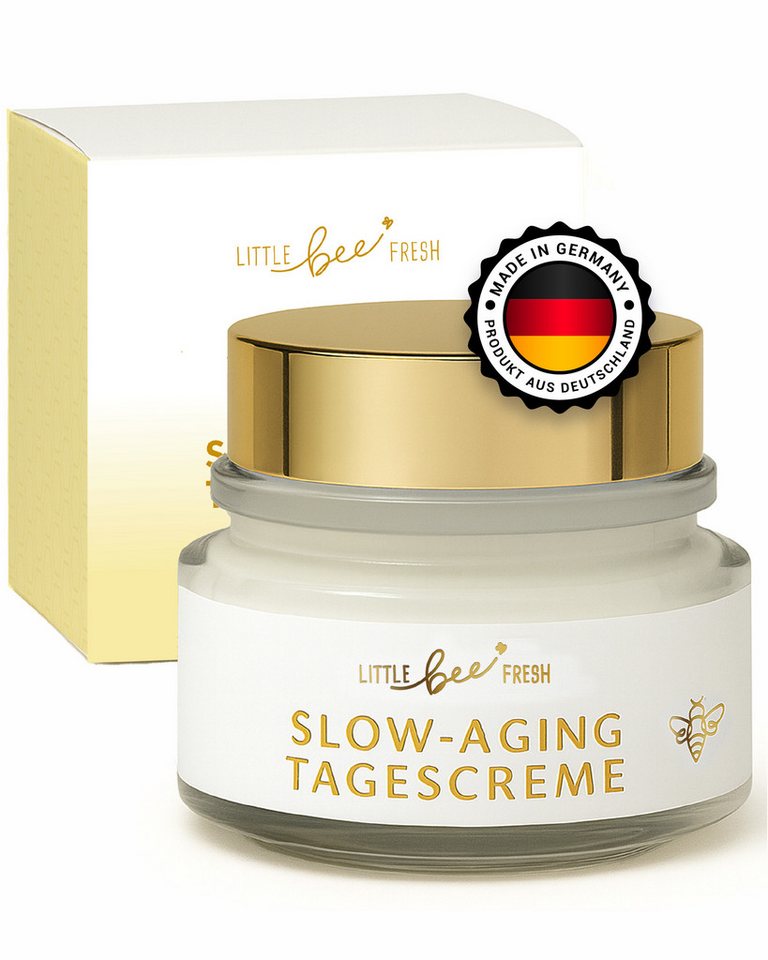 little bee fresh Tagescreme mit echtem Bienengift, Hyaluron und Arganöl - SLOW-AGING Gesichtscreme, 1-tlg., mit echtem Bienengift little bee fresh Tagescreme mit echtem Bienengift, Hyaluron und Arganöl - SLOW-AGING Gesichtscreme, 1-tlg., mit echtem Bienengift von little bee fresh