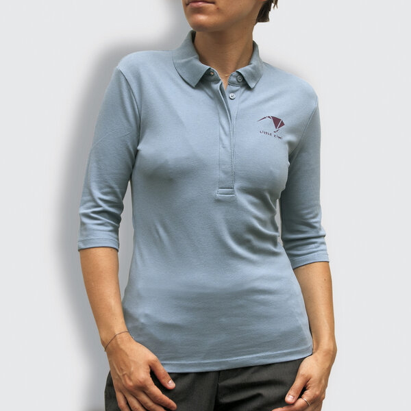 little kiwi Damen Polo-Shirt, "Origami" von little kiwi