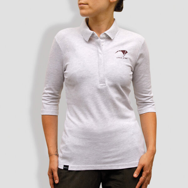 little kiwi Damen Polo-Shirt, "Origami" von little kiwi