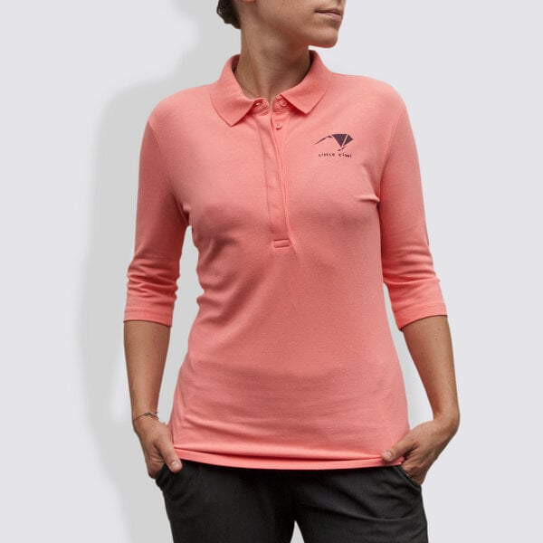 little kiwi Damen Polo-Shirt, "Origami" von little kiwi