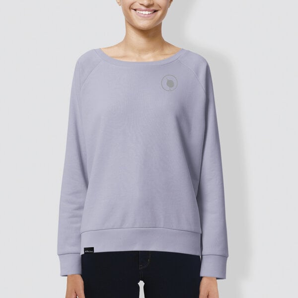 little kiwi Damen Sweater, "Kiwi", Lavender von little kiwi