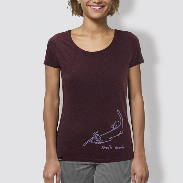 little kiwi Damen T-Shirt, "Moin Moin" von little kiwi