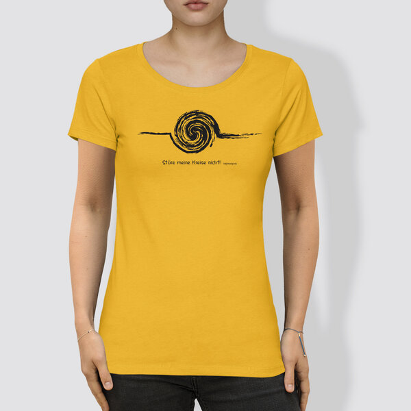 little kiwi Damen T-Shirt, "Störe meine Kreise nicht" von little kiwi