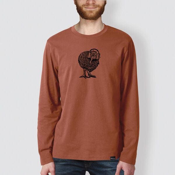 little kiwi Herren Longsleeve, "Abschalten", Heritage Brown little kiwi Herren Longsleeve, "Abschalten", Heritage Brown von little kiwi