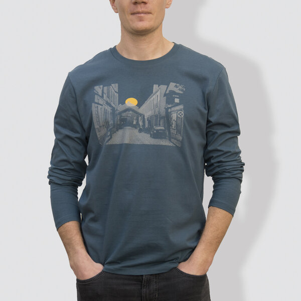 little kiwi Herren Longsleeve, "Urbanität im Wandel", Stargazer/Anthracite little kiwi Herren Longsleeve, "Urbanität im Wandel", Stargazer/Anthracite von little kiwi