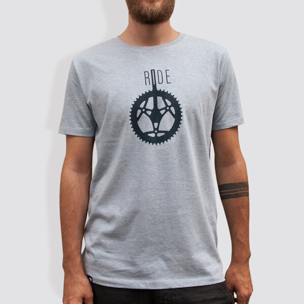 little kiwi Herren T-Shirt, "Ride", Heather Ice Blue little kiwi Herren T-Shirt, "Ride", Heather Ice Blue von little kiwi