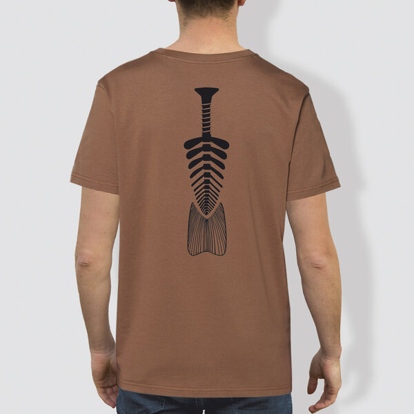 little kiwi Herren T-Shirt, "Windungen", Caramel little kiwi Herren T-Shirt, "Windungen", Caramel von little kiwi