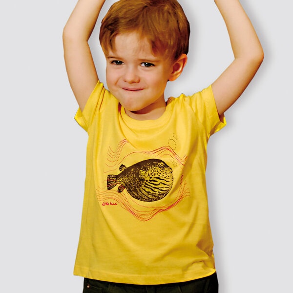 little kiwi Kinder T-Shirt, "Kugelfisch" von little kiwi