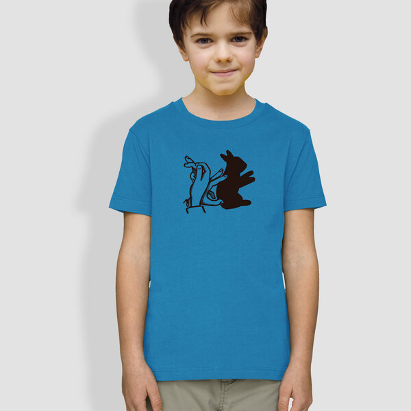 little kiwi Kinder T-Shirt, "Schattenhase" von little kiwi