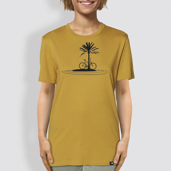 little kiwi Unisex T-Shirt, "Inselrad", Ocker von little kiwi