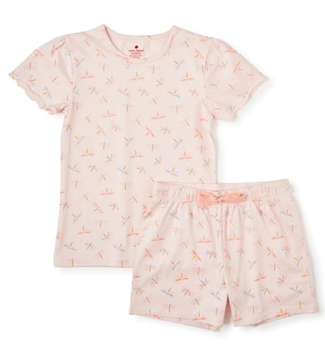 Sommer Pyjama mädchen rosa libellen - 4Y/98-104 - Bio Baumwolle von little label