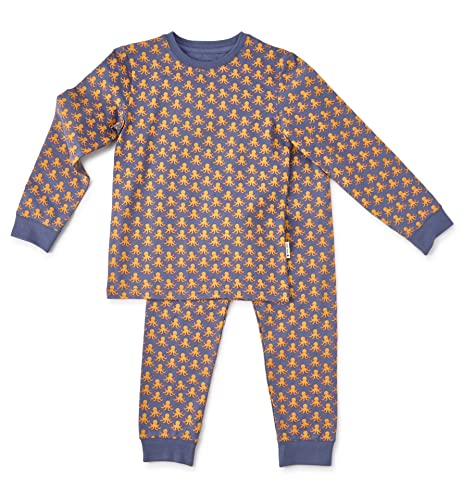 little label Kinder Schlafanzug Jungen 98-104 (4Y) - Blau - Octopus - Bio-Baumwolle von little label