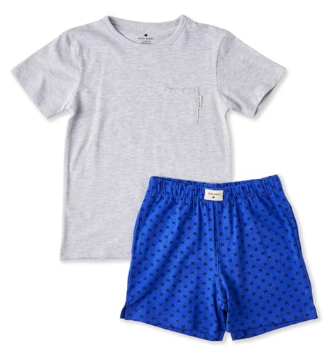 little label - Sommer Schlafanzug Jungen - grau X - Weiche Bio-Baumwolle - Größen 98 bis 176 little label - Sommer Schlafanzug Jungen - grau X - Weiche Bio-Baumwolle - Größen 98 bis 176 von little label
