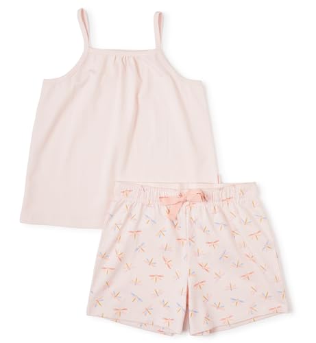 little label kurzer Schlafanzug mädchen rosa libellen - 10Y/134-140 - Bio Baumwolle von little label