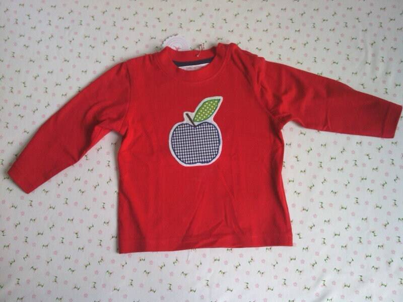 Langarmshirt Apfel von littleRedColibri