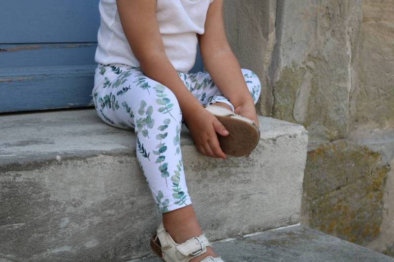 Leggings Kinder, Eng Anliegende Hose Mit Gummiband, Handmade von littleadrianaDE