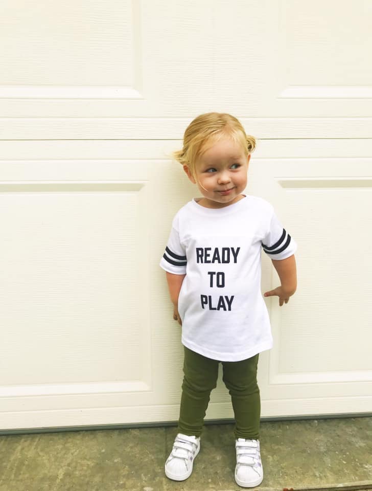 Bereit Zum Spielen, Kinder-T-Shirt von littlebuncompany