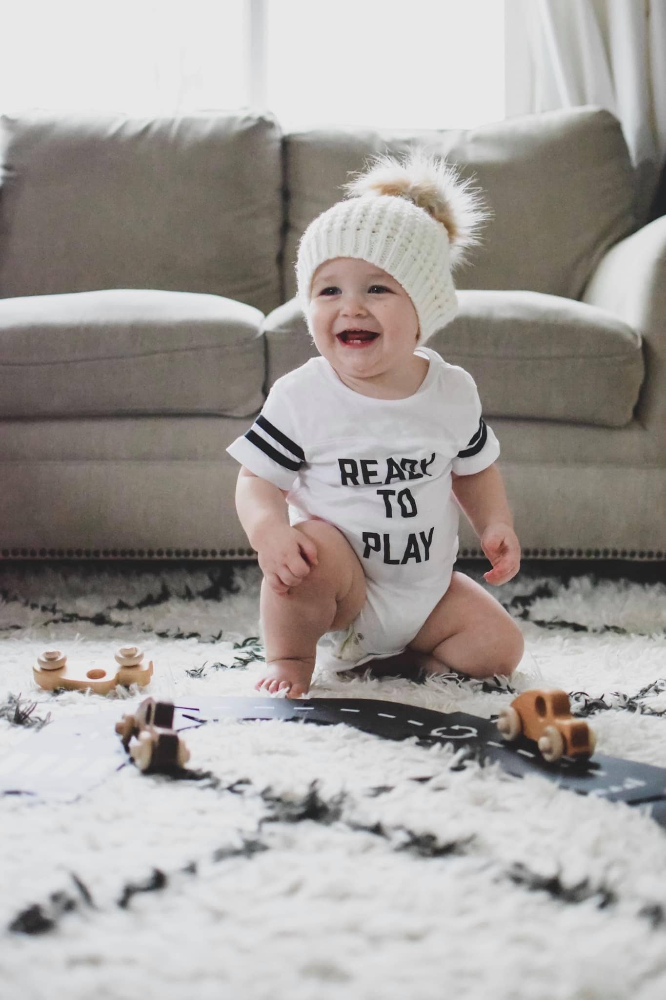 Bereit Zum Spielen Des Strampelanzugs, Baby von littlebuncompany