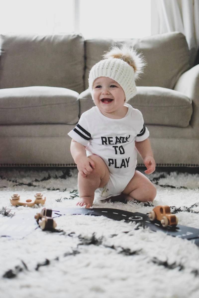 Bereit Zum Spielen Des Strampelanzugs, Baby von littlebuncompany