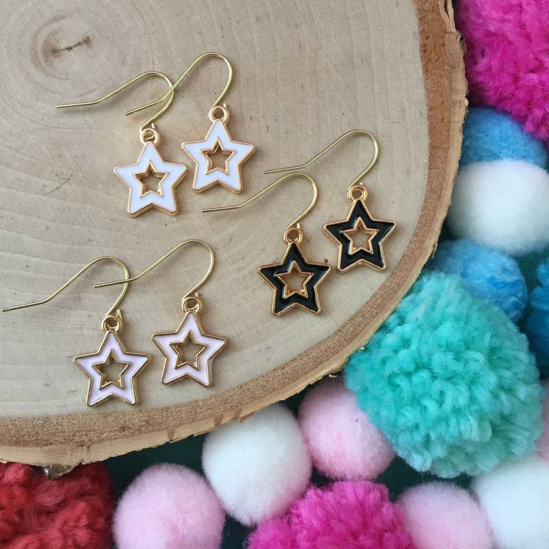 Abend 60% Sale - Stern Ohrringe Baumeln Kinder Schmuck Kleine Mädchen Tropfen von littlegembabes